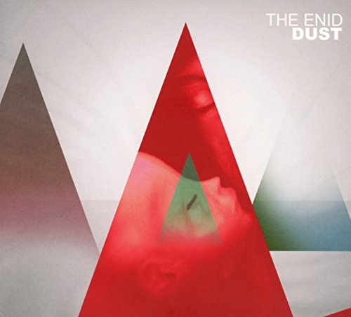 Album cover with three overlapping triangles and 'The Enid Dust' text in the corner.