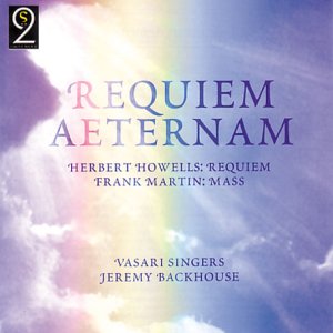 CD cover for "Requiem Aeternam" with cloudy, ethereal background.