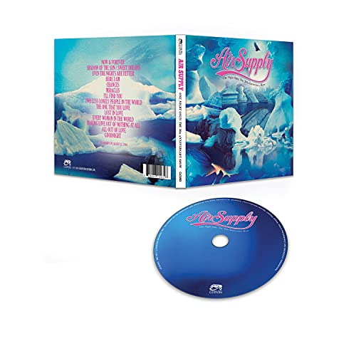 Air Supply CD case and disc with snowy mountain artwork.