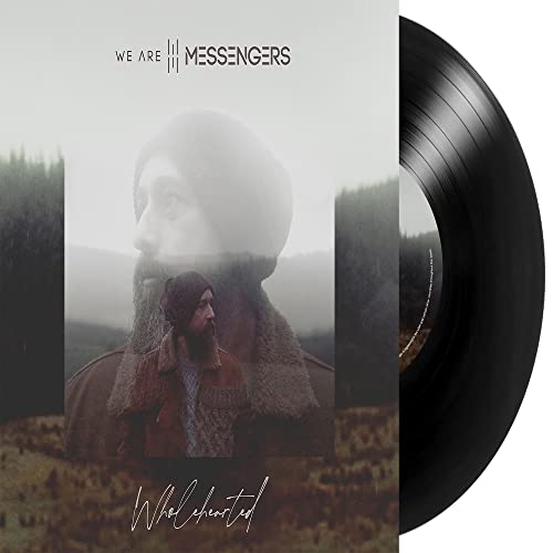 We Are Messengers" album cover with a vinyl record beside it.