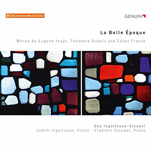 CD cover for "La Belle Époque" featuring abstract stained-glass imagery.