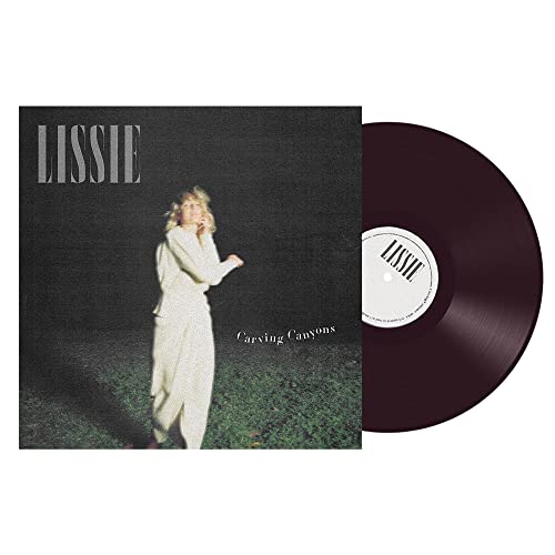 Lissie album "Carving Canyons" on opaque eggplant vinyl record.