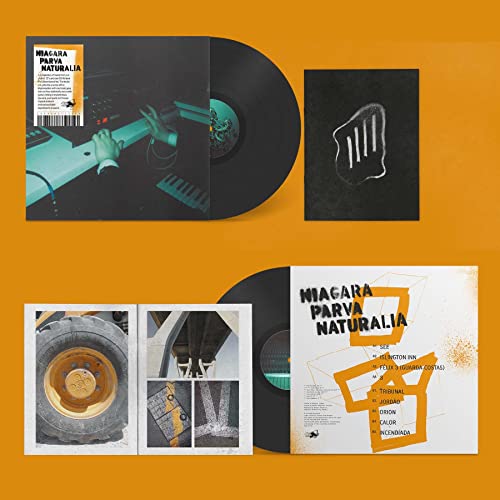 Niagara's "Parva Naturalia" vinyl record with album artwork and inner sleeves.