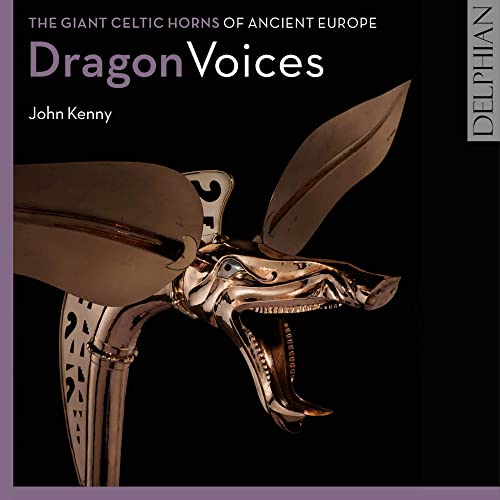 CD cover featuring a golden, animal-headed Celtic horn against black.
