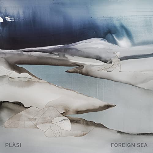 CD cover: abstract watercolor landscape with a reclining figure.