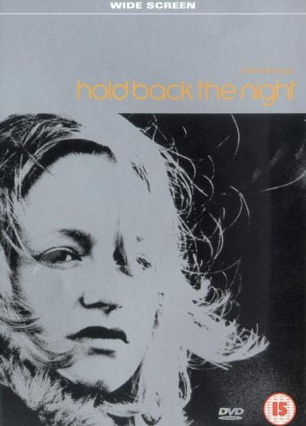 DVD cover for "Hold Back The Night" featuring a black and white woman's portrait.