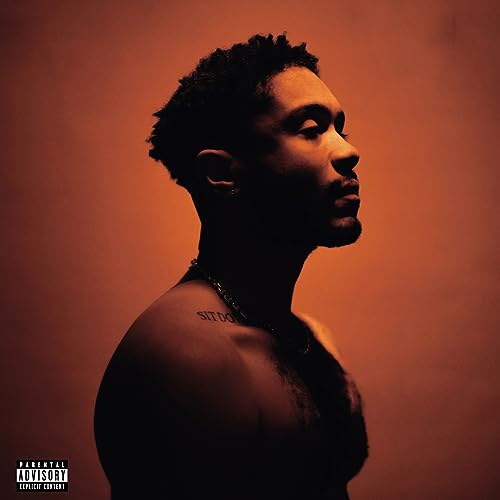 CD cover featuring a side profile of Jelani Blackman against a red background.