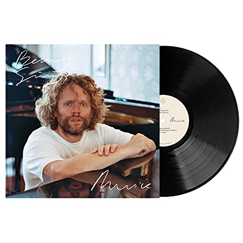 Vinyl record of Benny Sings’ “Music” album with portrait cover art.