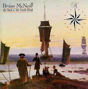 Brian McNeill album cover featuring men on a rocky shore with sailing ships.