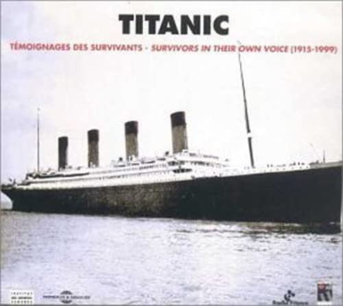 Titanic CD cover featuring a vintage image of the ship at sea.