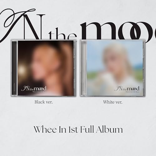 Two Whee In "In The Mood" CD album covers, black and white versions.
