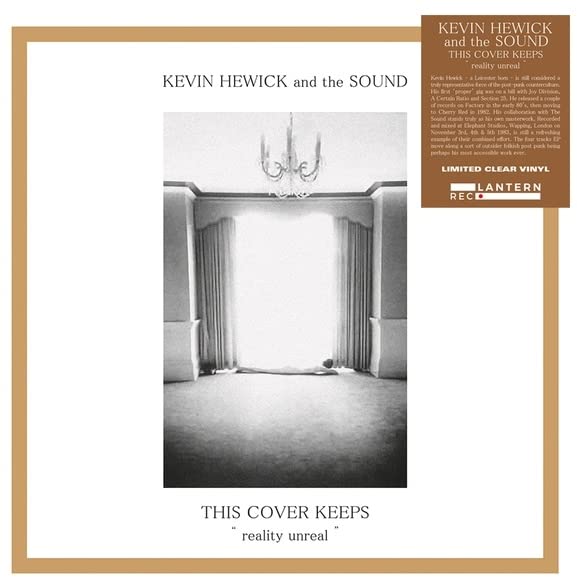 Vinyl record cover featuring a vintage-style interior with a chandelier.