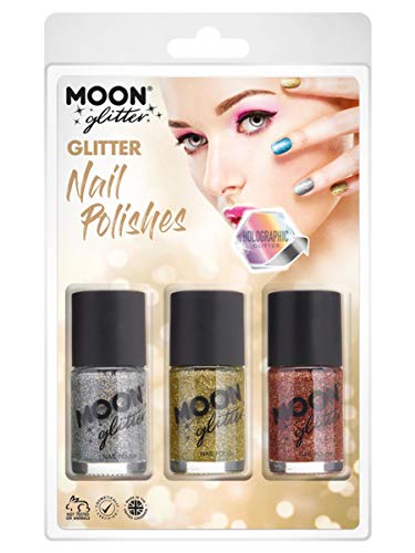 Moon Glitter Holographic Nail Polish