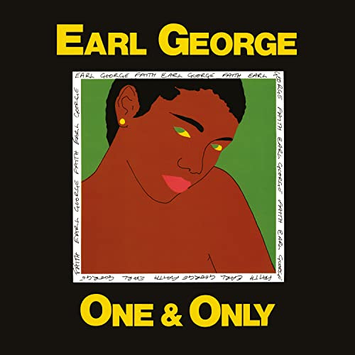 Vinyl album cover featuring a stylized illustration of a person’s face.