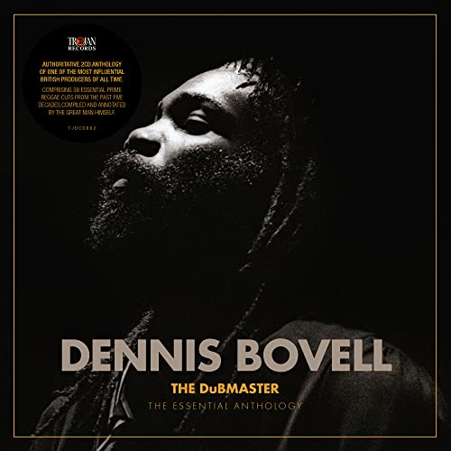 CD cover featuring a black and white portrait of Dennis Bovell.