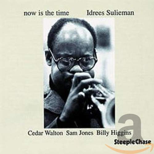 CD cover featuring a black and white portrait of Idrees Sulieman with a trumpet.