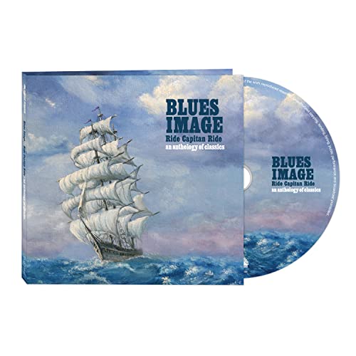 Blues Image CD case and disc featuring a tall sailing ship.