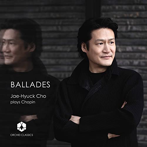 CD cover featuring pianist Jae-Hyuck Cho in a dark coat.