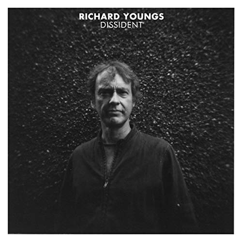 Black and white album cover featuring portrait of Richard Youngs.