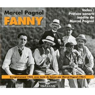 CD cover for Marcel Pagnol’s “Fanny” featuring a black and white group portrait.