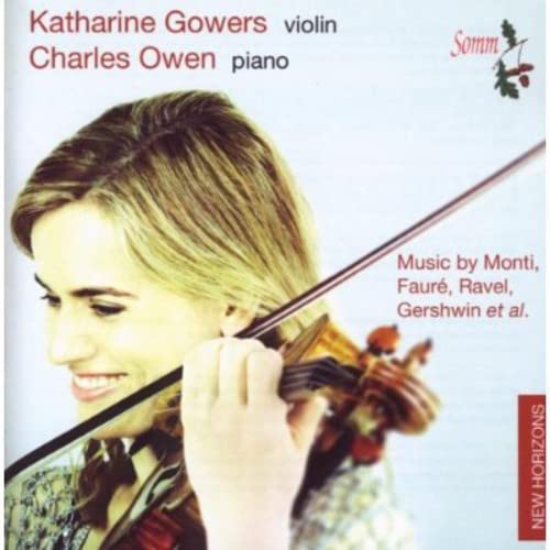 CD cover featuring violinist Katharine Gowers and pianist Charles Owen.