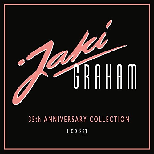 Jaki Graham 35th Anniversary Collection 4 CD set, black background.