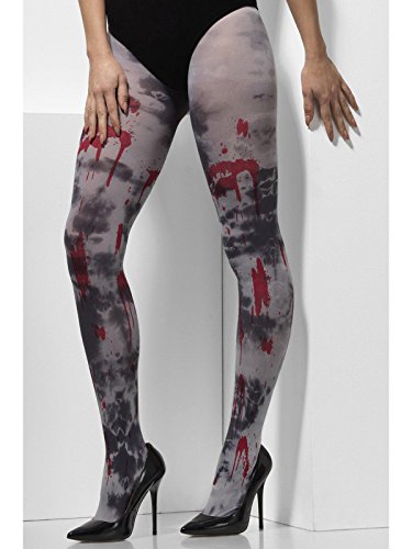 Smiffys Opaque Tights, Zombie Dirt