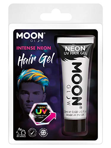 Moon Glow Intense Neon UV Hair Gel White