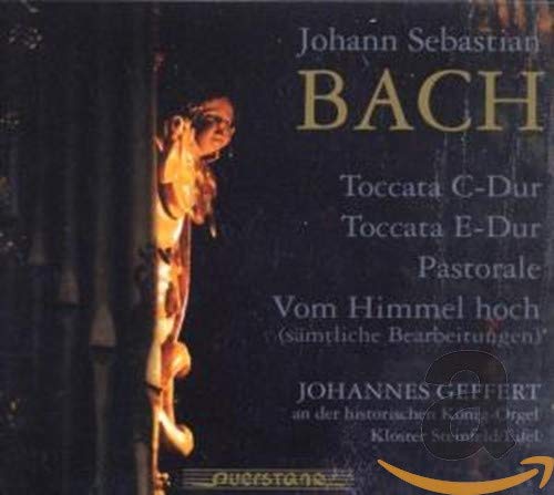 CD cover for Johannes Geffert’s “Von Himmel Hoch” featuring a baroque sculpture.