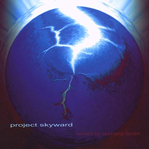 CD cover: abstract blue and red swirling energy with text.