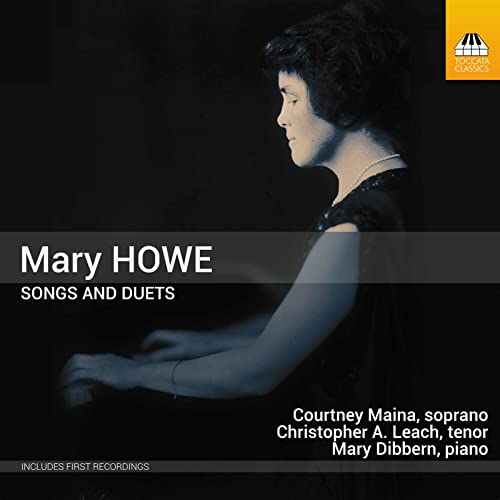 CD cover for "Mary Howe: Songs and Duets" featuring a woman's profile.