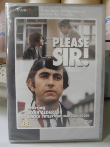 DVD case for "Please Sir!" with a close-up of a man's face.
