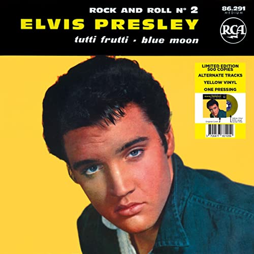 Elvis Presley’s “Rock And Roll No. 2” 7-inch vinyl record cover.