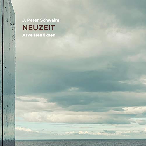 CD cover for Peter Schwalm’s “Neuzeit” featuring a cloudy seascape.