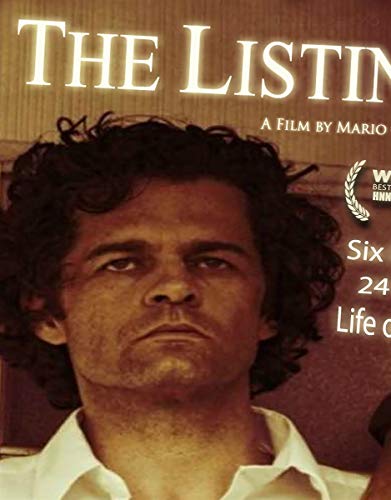 DVD cover for "The Listing" featuring a close-up of a man's face.
