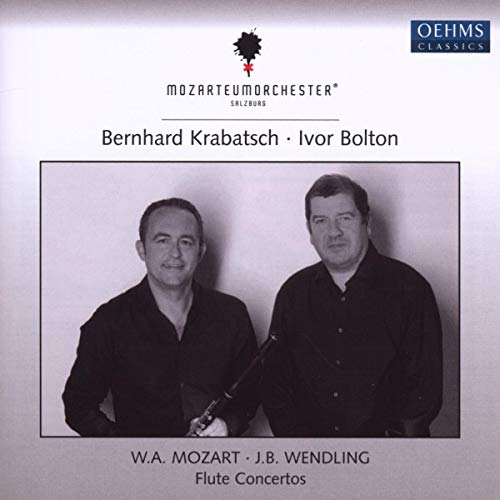 CD cover featuring two men and a flute, with orchestral branding.