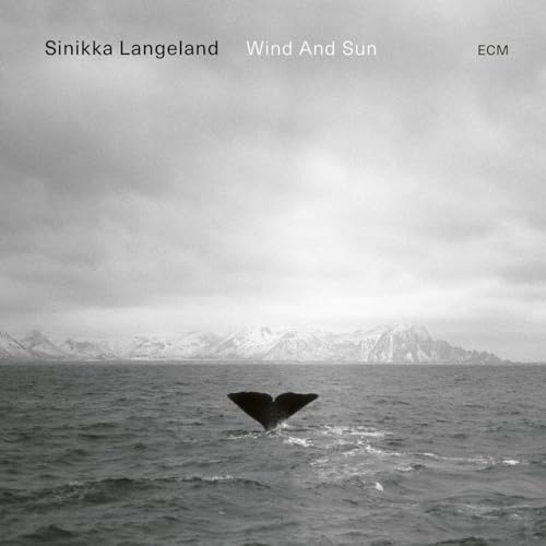 CD cover: whale tail silhouetted against mountains and sea.