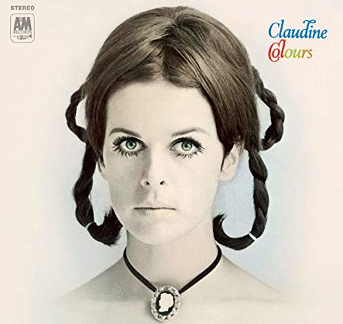 Claudine Longet album cover, portrait of a woman with curled hair.