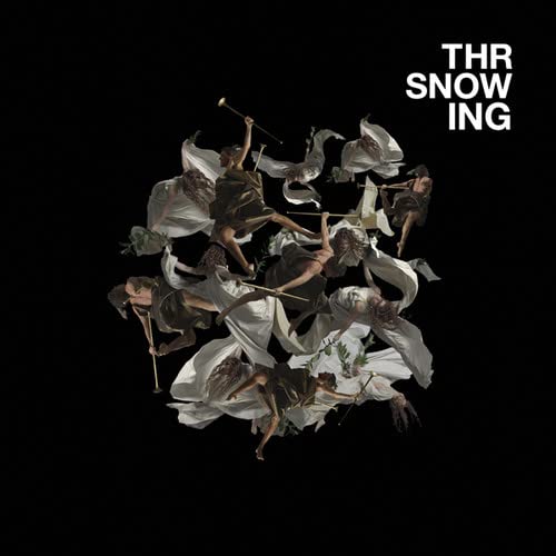 Album cover: figures with trumpets surrounded by swirling white fabric.