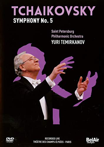 DVD cover featuring conductor Yuri Temirkanov with purple abstract background.