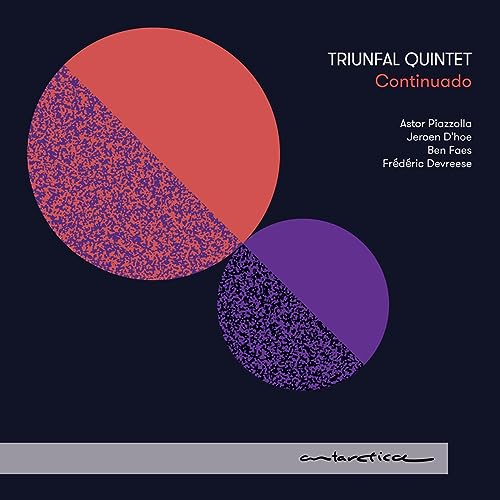CD cover for Triunfal Quintet - Continuado, with abstract red and purple circles.