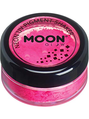 Monster Glow, Neon UV Pigment Shaker 5g - Loose pigment, Intense Pink
