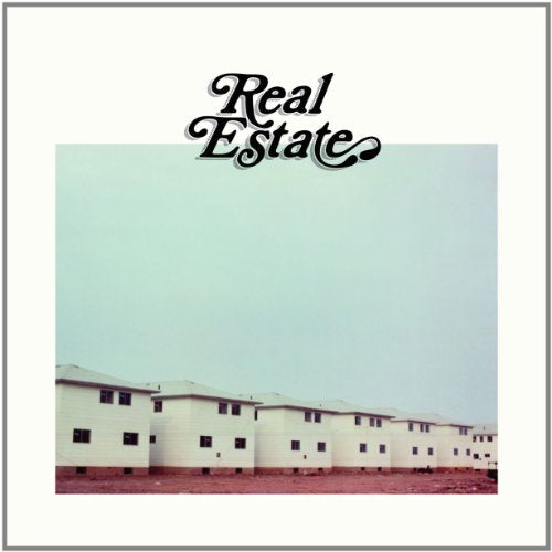 Record cover for Real Estate’s “Days” featuring a row of houses.