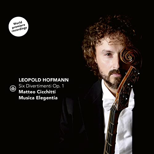 CD cover featuring a portrait of a cellist with his instrument.