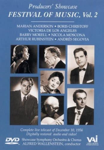 DVD cover featuring portraits of classical musicians from "Festival Of Music, Vol. 2".