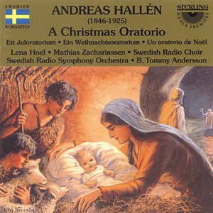 CD cover depicting the Nativity scene with Mary, Joseph, and baby Jesus.