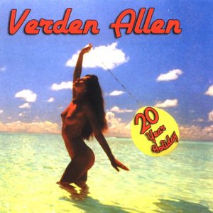 CD cover for Verden Allen’s “20 Year Holiday” featuring a beach scene.