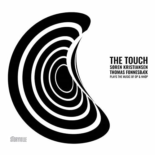 CD cover for "The Touch" by Søren Kristiansen & Thomas Fon, abstract design.