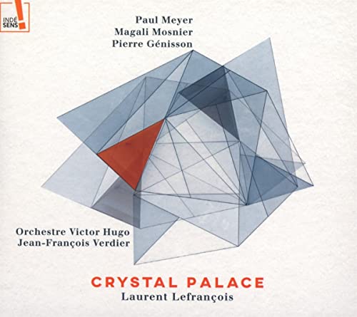 CD cover for “Crystal Palace” by Laurent Lefrancois, abstract geometric design.