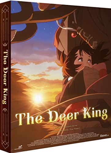 Blu-ray cover for anime film "The Deer King" featuring two characters.